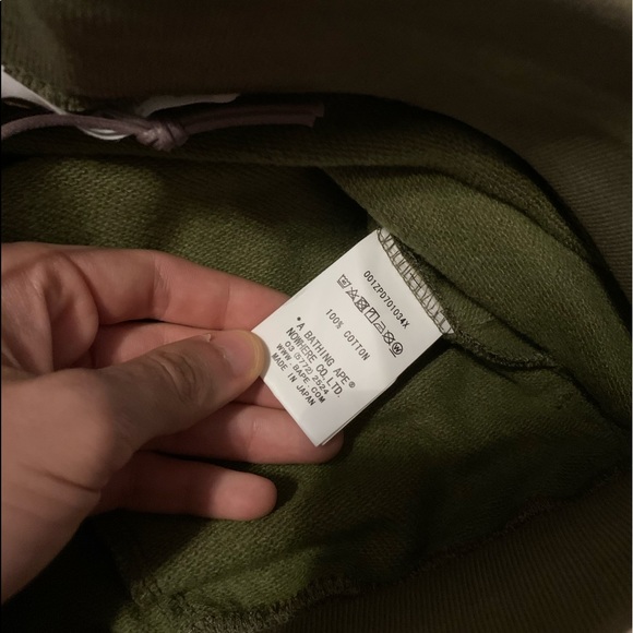 Bape OG Green Camo Joggers / Sweatpants - Picture 5 of 6